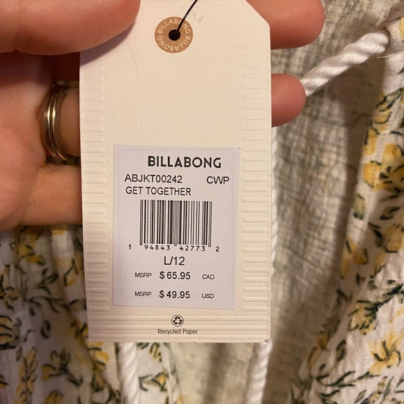 Billabong peasant top flowy and comfy Get Together - Picture 6 of 7